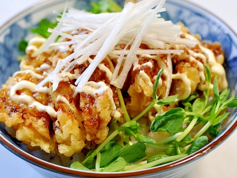 甘辛だれが美味しい★とり天丼